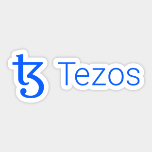 Tezos  Crypto Cryptocurrency XTZ  coin token Sticker